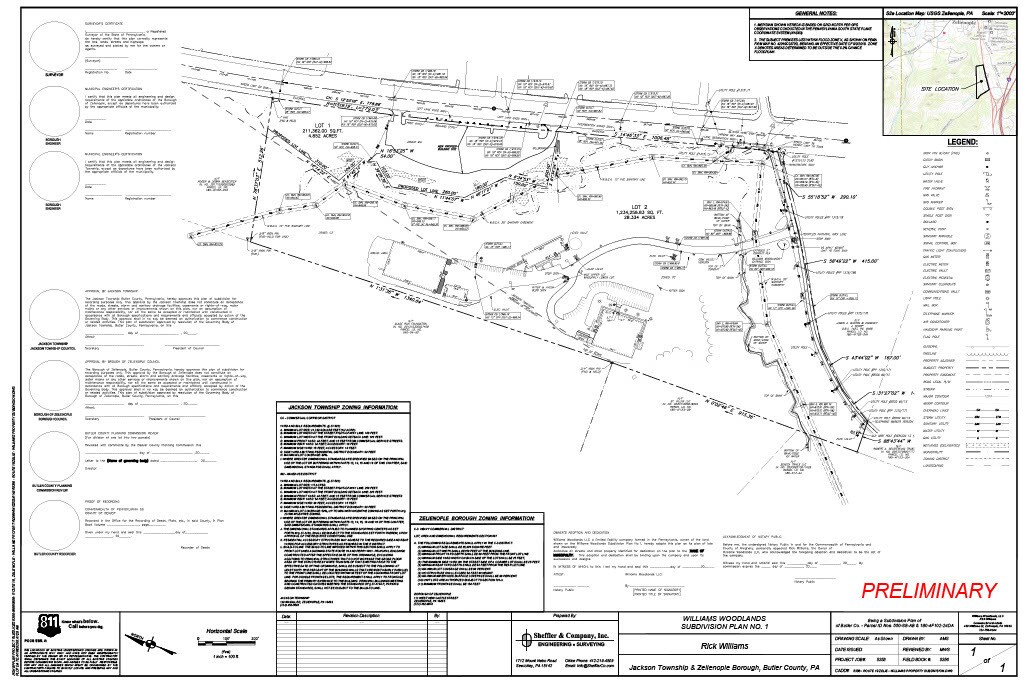 No Address Prov Route 19 North, Zelienople, PA for sale Plat Map- Image 1 of 11