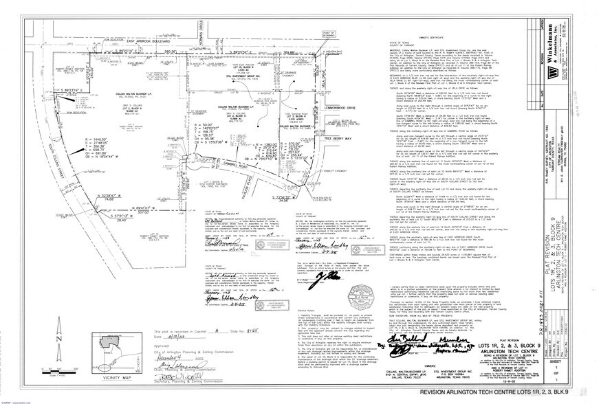 1201 Gambrel Rd, Arlington, TX à vendre - Plan cadastral - Image 3 de 4