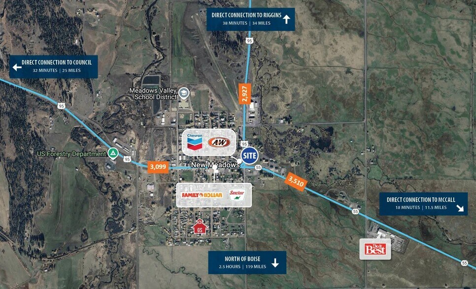 Highway 55, New Meadows, ID à louer - Plan de site - Image 3 de 3