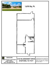 4133-4185 Bluebonnet Dr, Stafford, TX for lease Floor Plan- Image 1 of 1