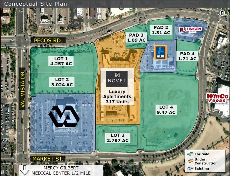 E Pecos Rd, Gilbert, AZ à vendre - Photo du bâtiment - Image 2 de 4