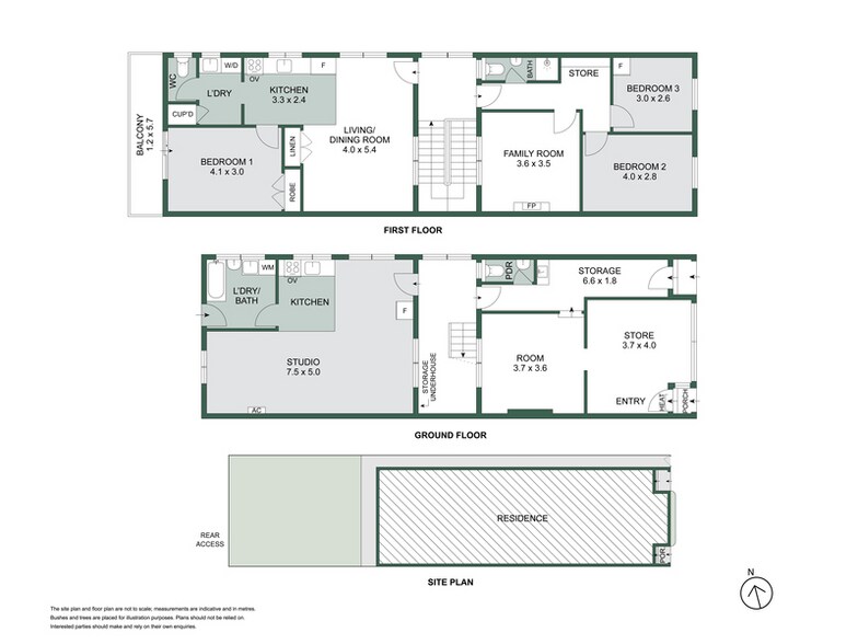 479 Brunswick St, Fitzroy North à vendre - Plan d’étage - Image 1 de 2