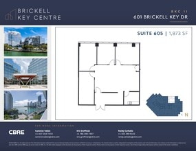 501 Brickell Key Dr, Miami, FL à louer Plan de site- Image 1 de 1