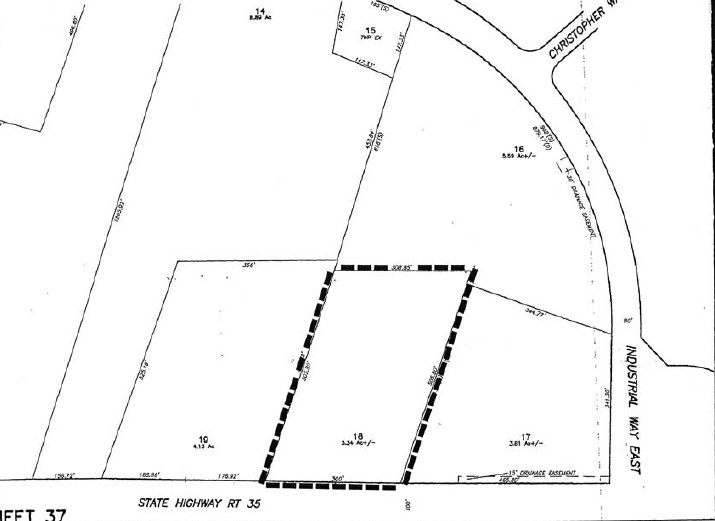 353 State Route 35, Eatontown, NJ à louer - Plan cadastral - Image 2 de 6