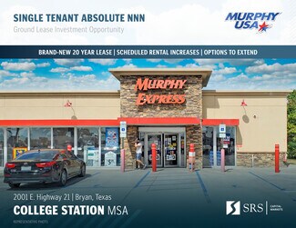 Plus de détails pour 2001 E Hwy 21, Bryan, TX - Commerce de détail à vendre