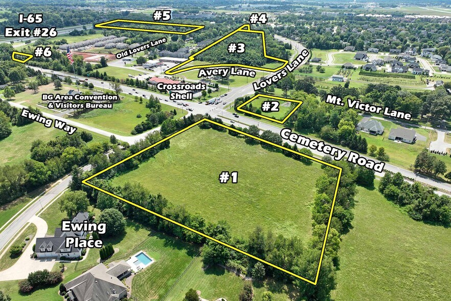 2364 Cemetery Road rd, Bowling Green, KY for sale - Aerial - Image 2 of 9