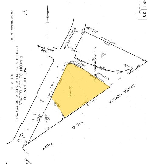 3000 S Robertson Blvd, Los Angeles, CA for lease - Plat Map - Image 2 of 27