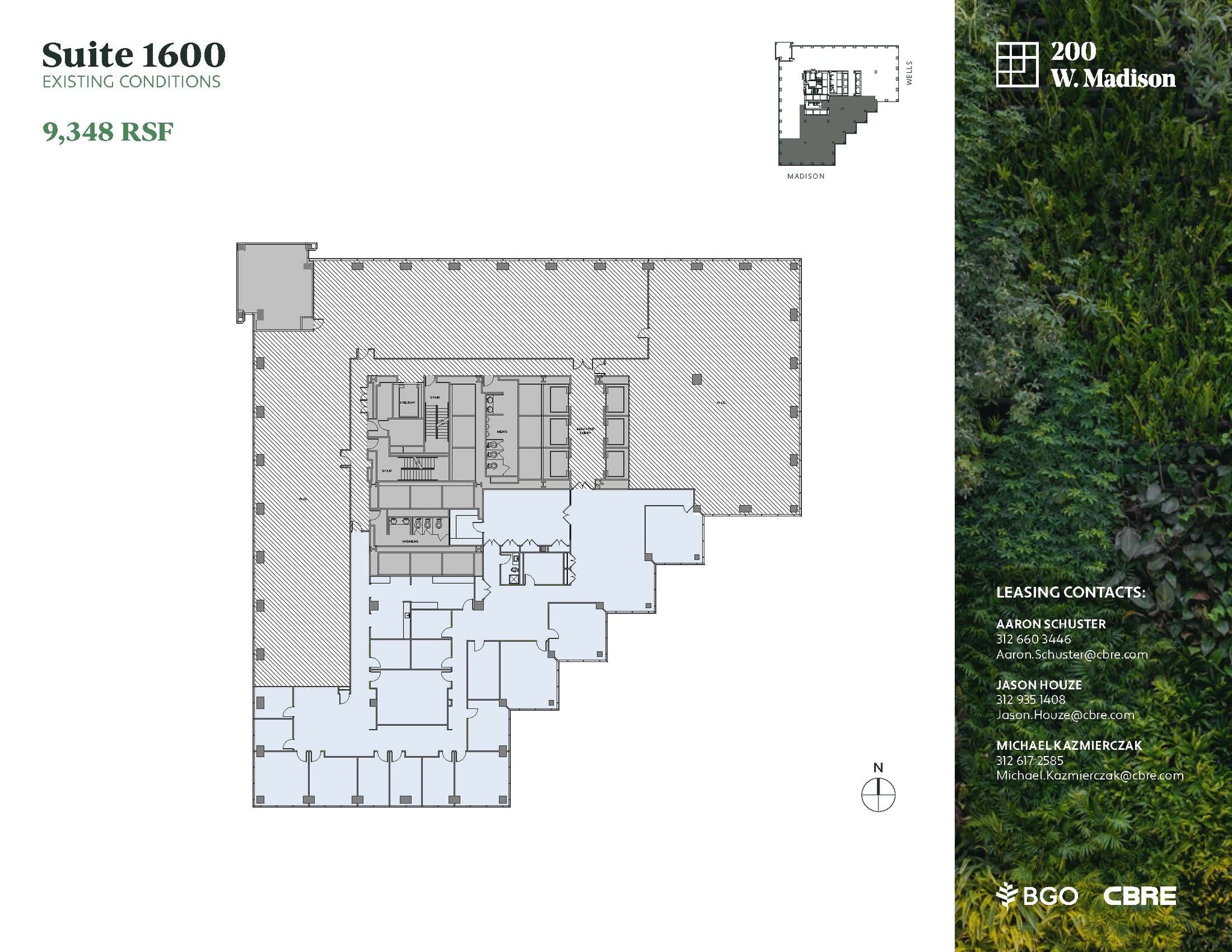200 W Madison St, Chicago, IL à louer Plan d’étage- Image 1 de 2