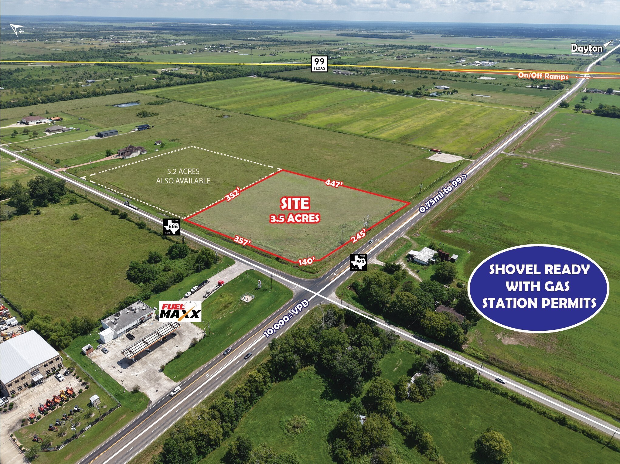 FM 1960 & FM 686, Dayton, TX for sale Primary Photo- Image 1 of 6