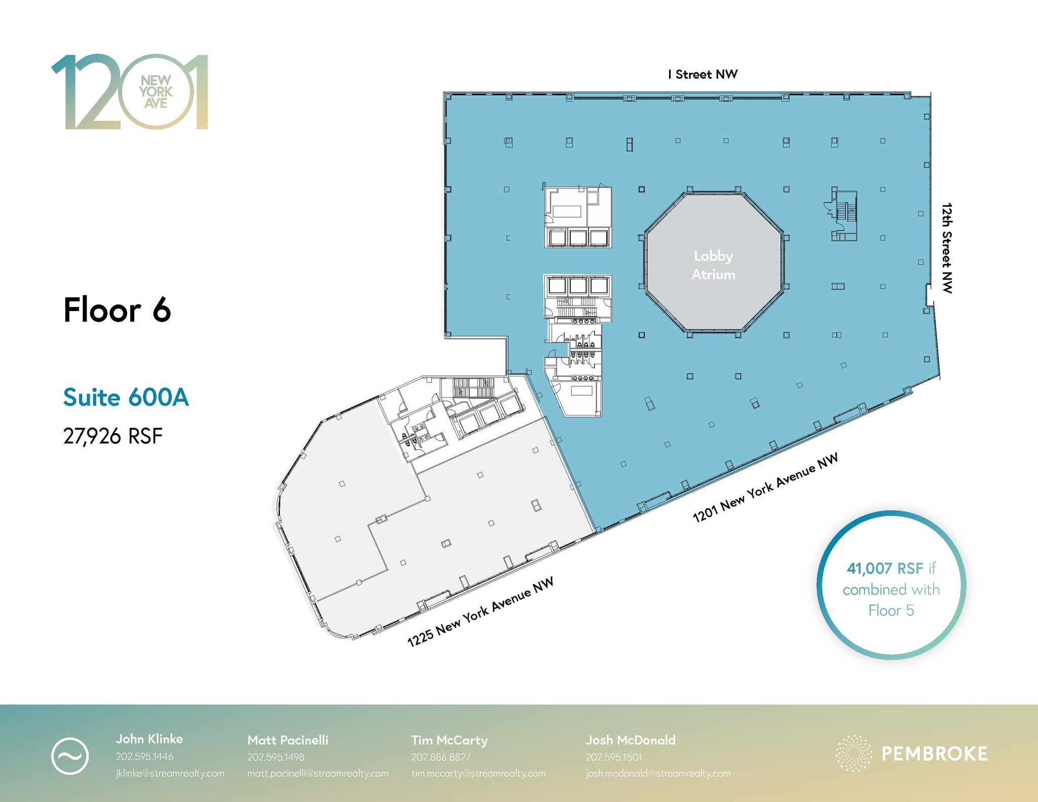 1201 New York Ave NW, Washington, DC for lease Floor Plan- Image 1 of 1