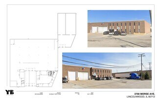 Plus de détails pour 3700 W Morse Ave, Lincolnwood, IL - Local d'activités à louer