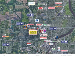 3212-3214 Auburn St, Rockford, IL - Aérien  Vue de la carte - Image1