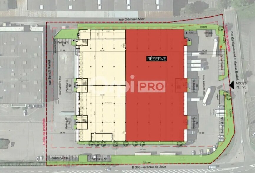 Local d'activités dans Arnas à vendre - Plan de site - Image 3 de 4