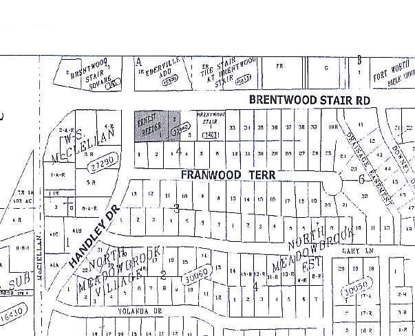 6700 Brentwood Stair Rd, Fort Worth, TX à louer - Plan cadastral - Image 3 de 7