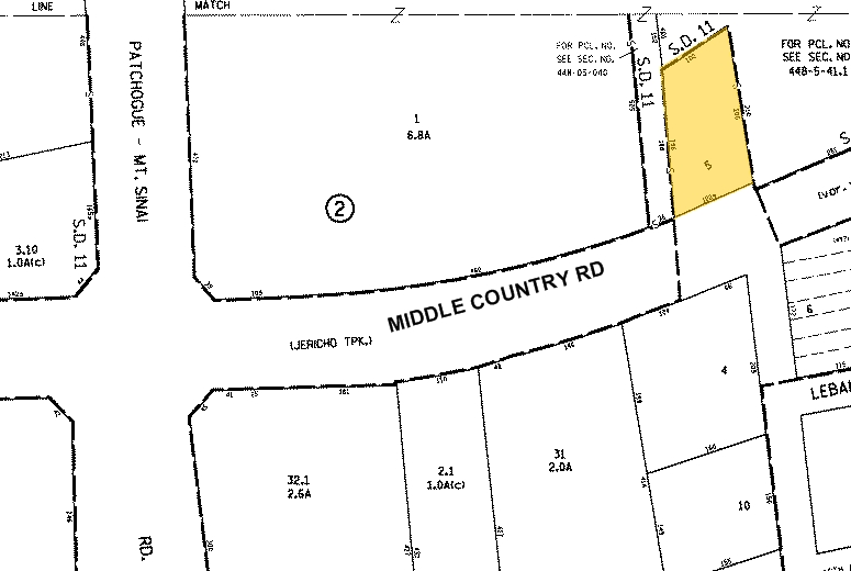 625 Middle Country Rd, Coram, NY à louer - Plan cadastral - Image 2 de 8