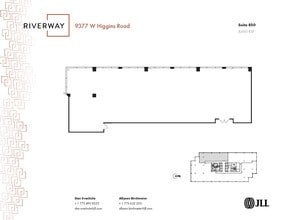 9377 W Higgins Rd, Rosemont, IL for lease Floor Plan- Image 1 of 1