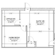 4414 Lafayette Blvd, Fredericksburg, VA à louer Plan d  tage- Image 1 de 1