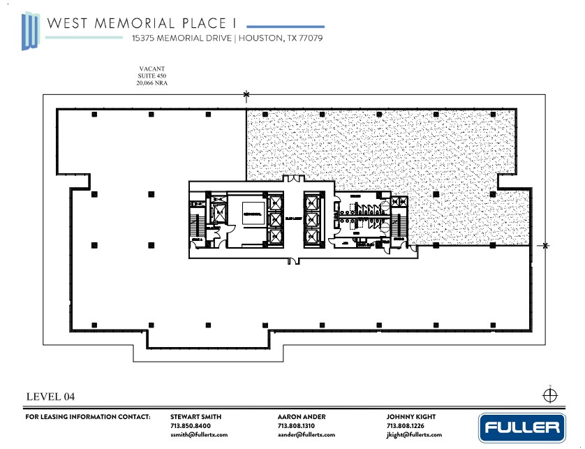 15375 Memorial Dr, Houston, TX à louer Plan d’étage- Image 1 de 1