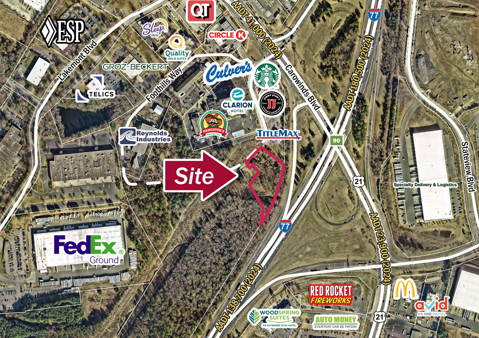 3652 Foothills Way, Fort Mill, SC à vendre Photo principale- Image 1 de 2