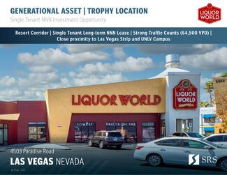 More details for 4503 Paradise Rd, Las Vegas, NV - Retail for Sale