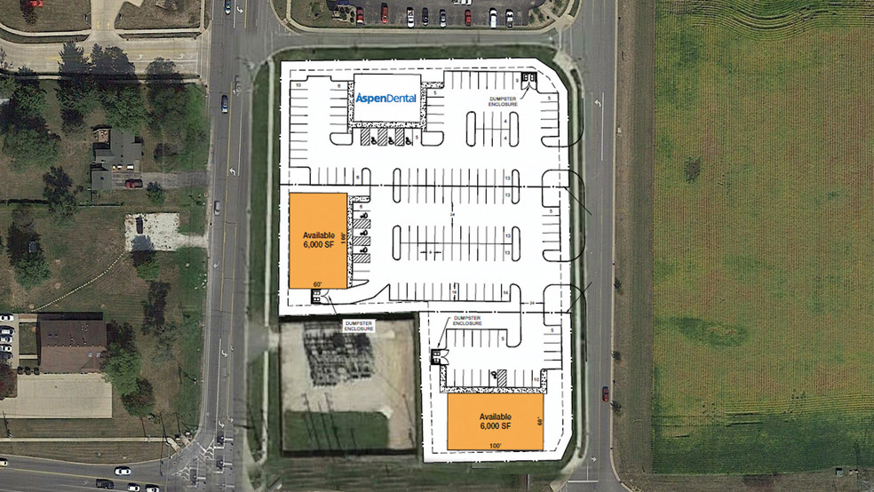 100 N Seminary St, Galesburg, IL à louer - Plan de site - Image 2 de 4