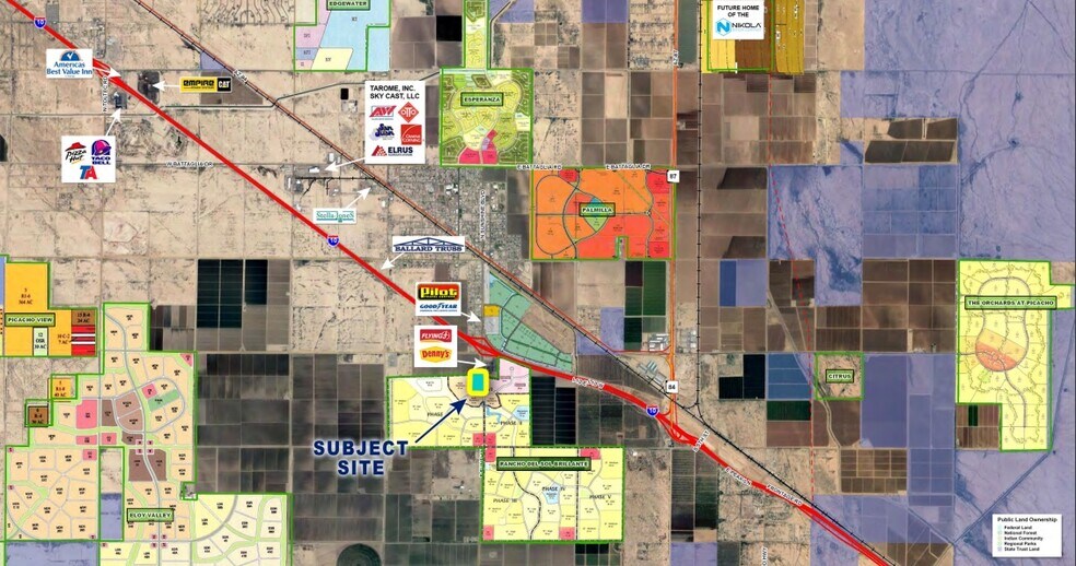 Milligan Rd & Sunshine Blvd, Eloy, AZ for sale - Building Photo - Image 1 of 2