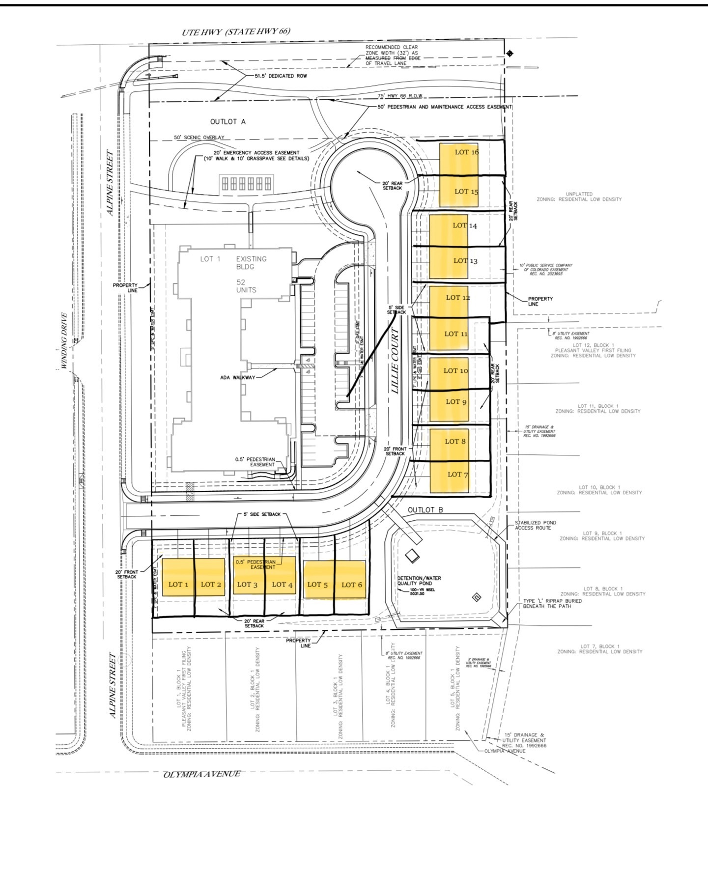 2402-2466 Lillie Ct, Longmont, CO for sale Plat Map- Image 1 of 10