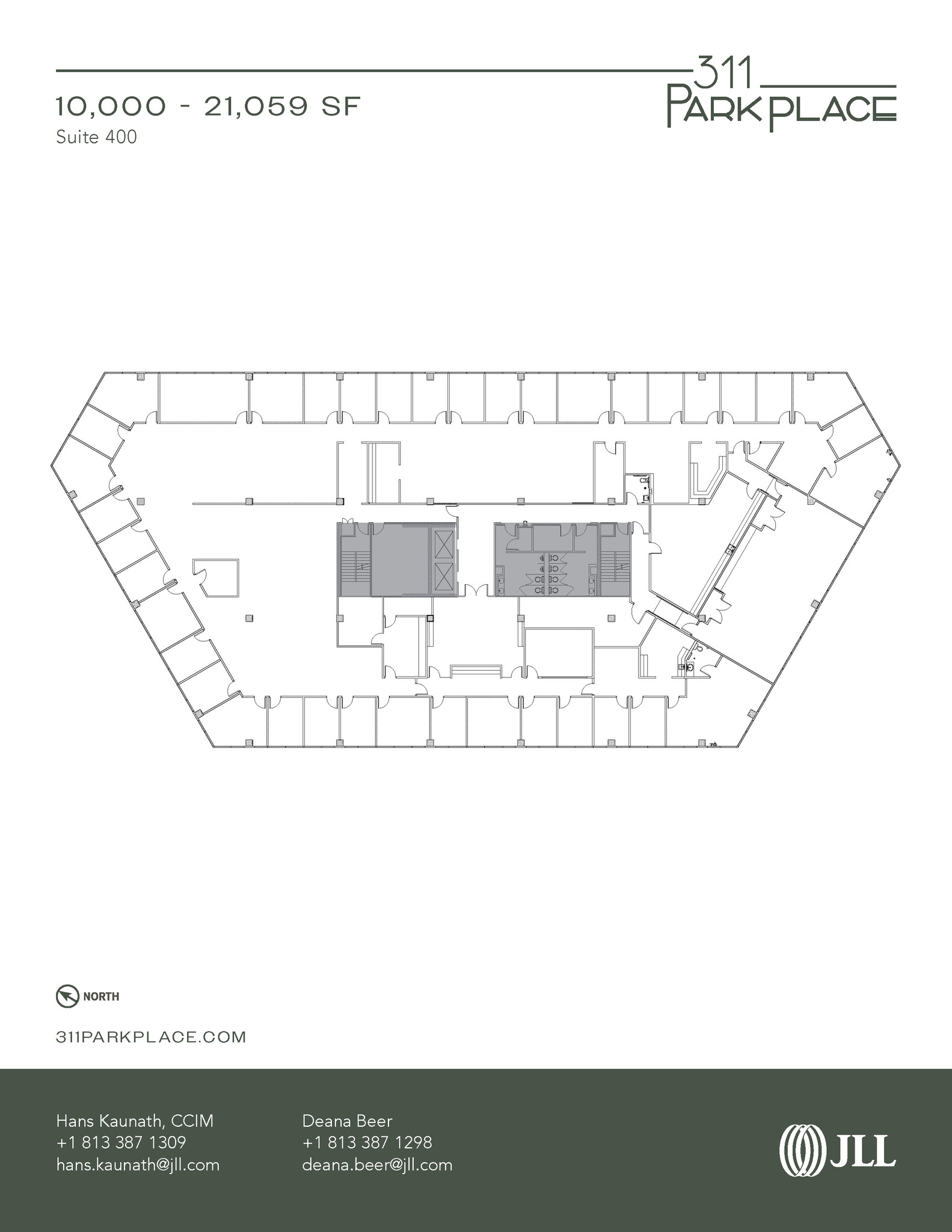 311 Park Place Blvd, Clearwater, FL à louer Plan d’étage- Image 1 de 1