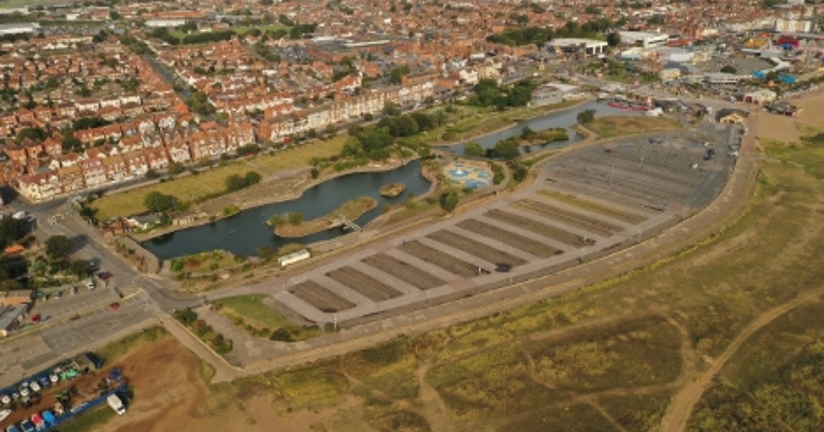 Wainfleet Rd, Skegness for sale Aerial- Image 1 of 2