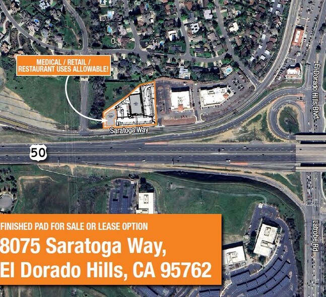 8075 Saratoga Way, El Dorado Hills, CA for lease - Primary Photo - Image 1 of 2