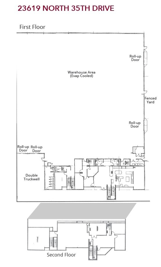 23619 N 35th Dr, Glendale, AZ for lease Floor Plan- Image 1 of 9