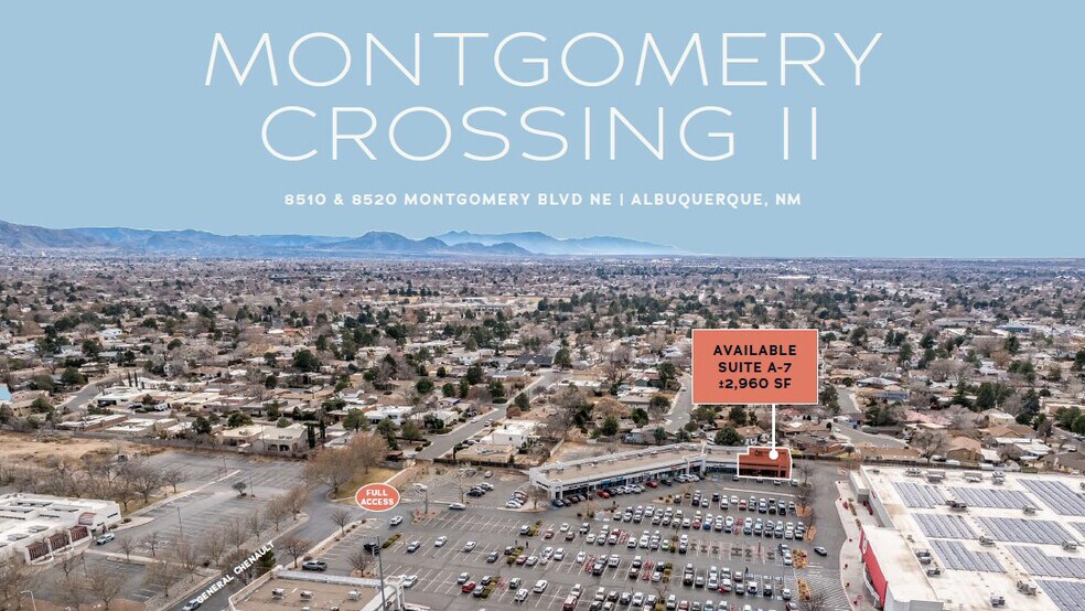 8510 Montgomery Blvd NE, Albuquerque, NM for lease - Building Photo - Image 1 of 4