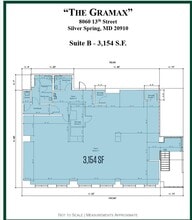 8060 13th St, Silver Spring, MD à louer Plan d’étage- Image 1 de 1