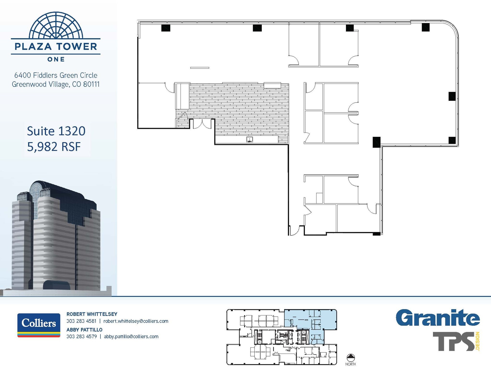 6400 S Fiddlers Green Cir, Greenwood Village, CO for lease Floor Plan- Image 1 of 1