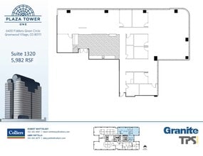 6400 S Fiddlers Green Cir, Greenwood Village, CO for lease Floor Plan- Image 1 of 1