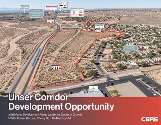 More details for NWC Unser & Cherry Road blvd, Rio Rancho, NM - Land for Sale