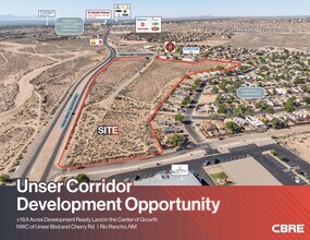 NWC Unser & Cherry Road blvd, Rio Rancho, NM - Aérien  Vue de la carte - Image1