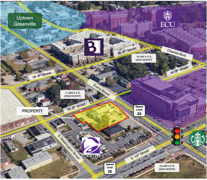 103 W 9th St, Greenville, NC à vendre - Photo principale - Image 1 de 4