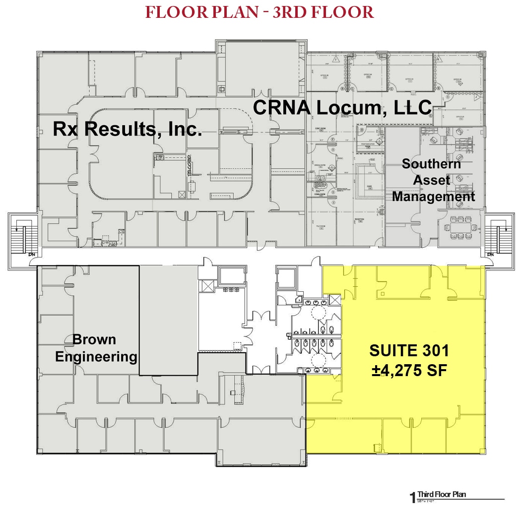 17300 Chenal Pky, Little Rock, AR for lease Floor Plan- Image 1 of 6
