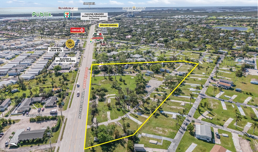 16600 McGregor Blvd, Fort Myers, FL à vendre - Aérien - Image 3 de 8