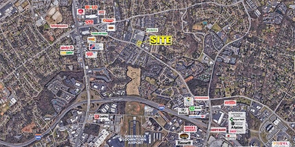 211 Pelham Rd, Greenville, SC - Aérien  Vue de la carte