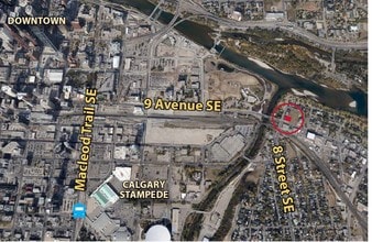 902 9th Ave SW, Calgary, AB - AÉRIEN  Vue de la carte - Image1