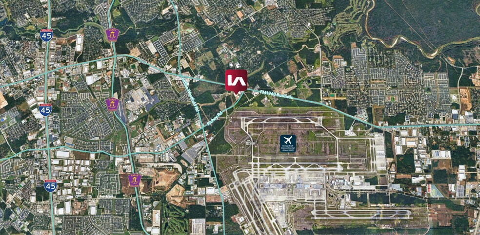 4551-A E Richey Rd, Humble, TX à vendre - Aérien - Image 2 de 5