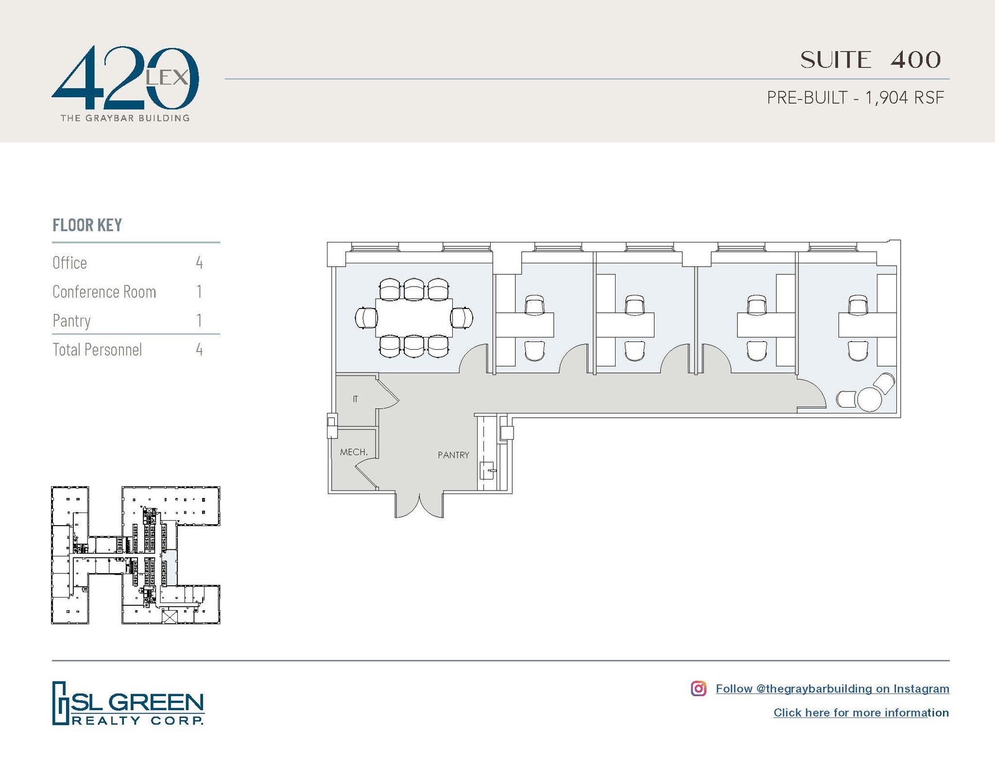 420 Lexington Ave, New York, NY à louer Plan d’étage- Image 1 de 1