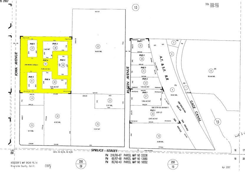 2010 Iowa Ave, Riverside, CA à louer - Plan cadastral - Image 2 de 14