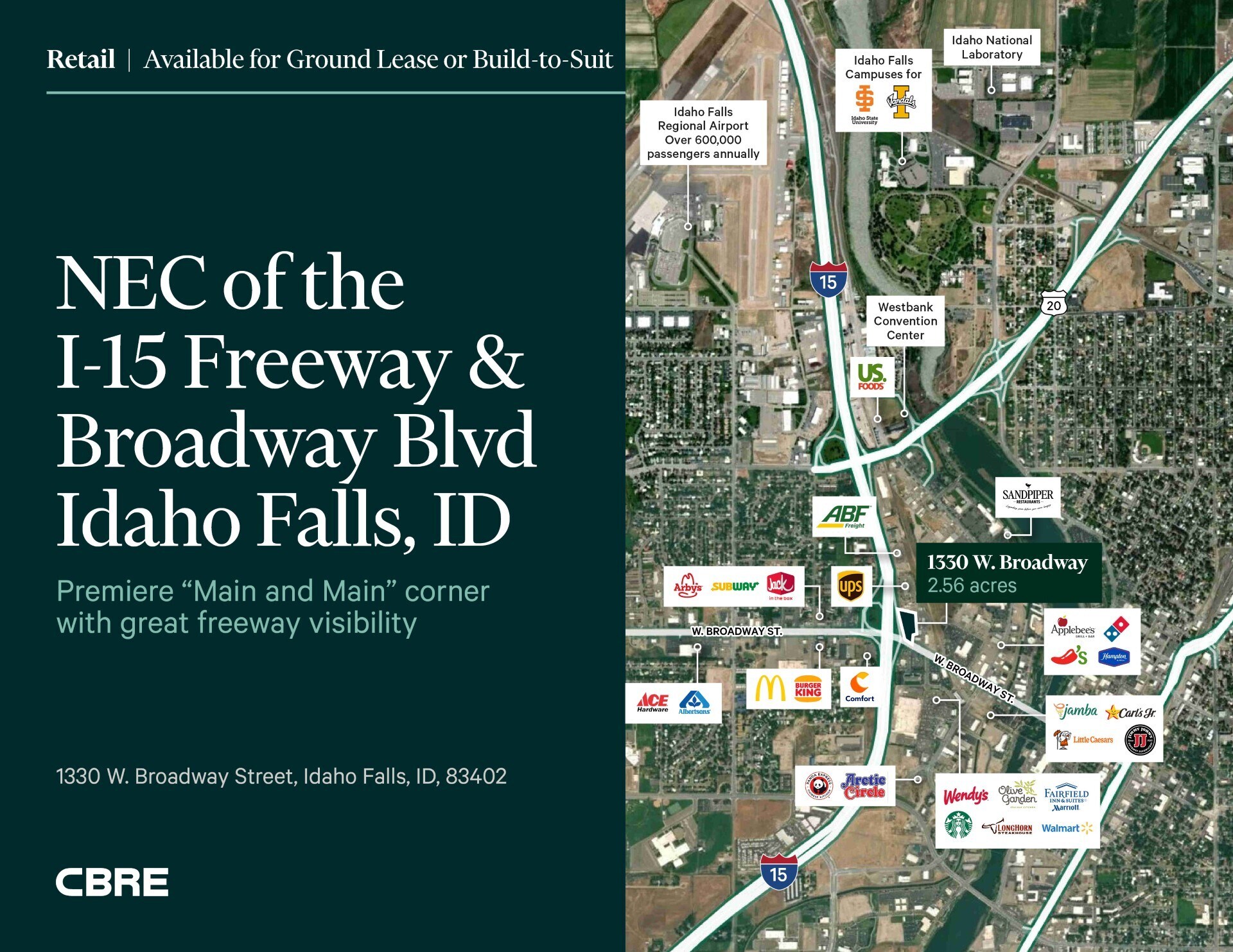 1330 W Broadway St, Idaho Falls, ID à louer Photo du bâtiment- Image 1 de 3