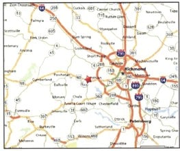 1660 Anderson Hwy, Powhatan, VA - AERIAL  map view - Image1