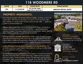 118 Woodmere Rd, Folsom, CA for lease Interior Photo- Image 2 of 2