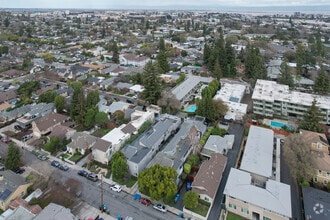 1411 Oxford St, Redwood City, CA - Aérien Vue de la carte