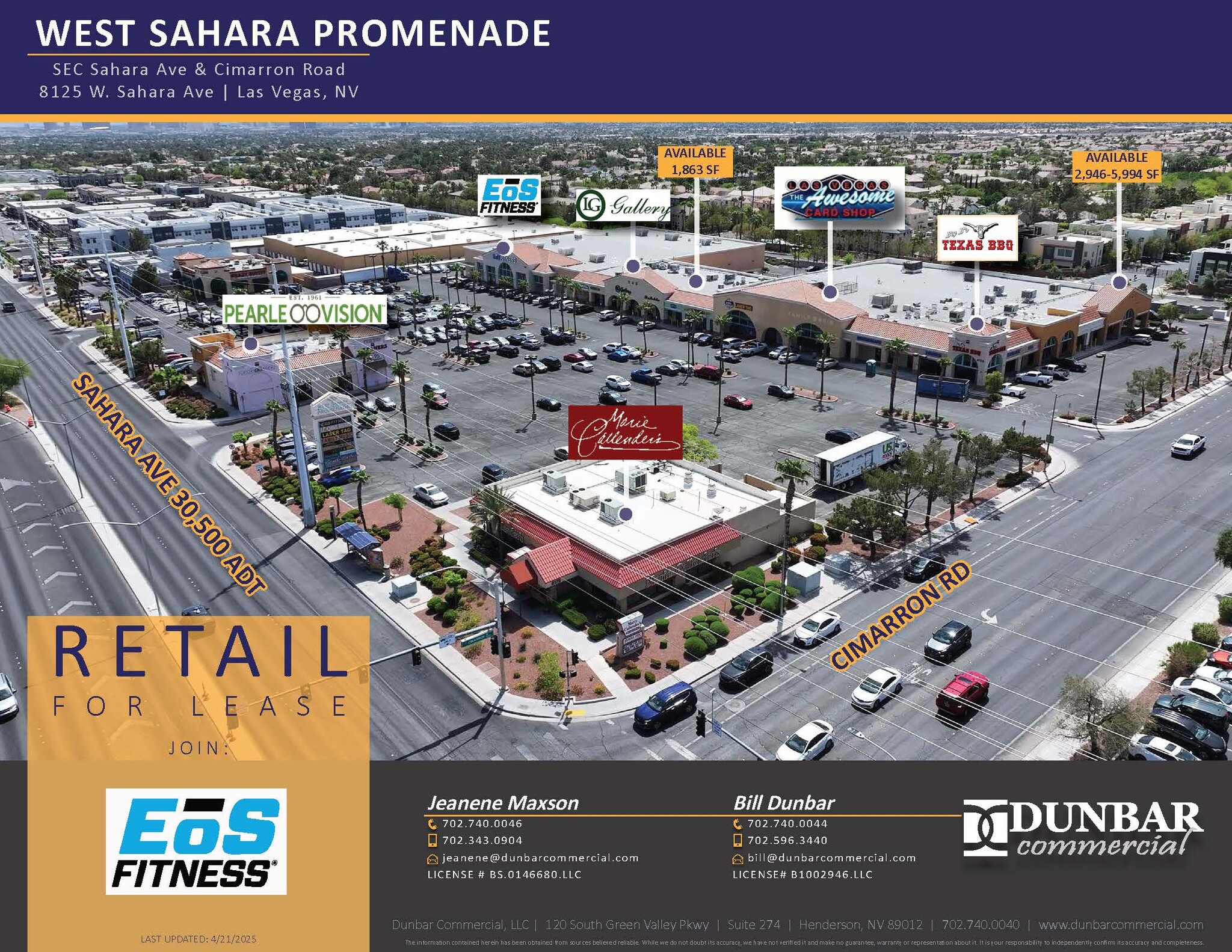 8125-8175 W Sahara Ave, Las Vegas, NV for lease Building Photo- Image 1 of 5